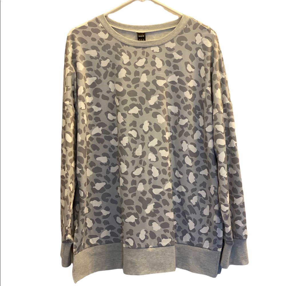 Leopard print sweatshirt from SHEIN